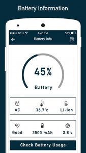 اسکرین شات برنامه Battery Percentage Voice Alert- Battery Full Alarm 5