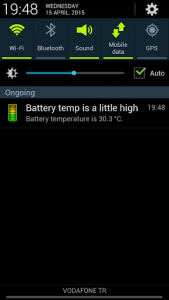 اسکرین شات برنامه Battery Temperature 2