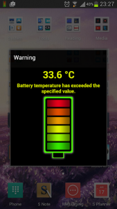 اسکرین شات برنامه Battery Temperature 4