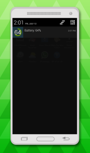 اسکرین شات 3 برنامه battery in status bar