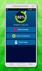 اسکرین شات برنامه battery in status bar 1