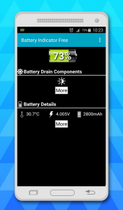 اسکرین شات برنامه battery indicator 1