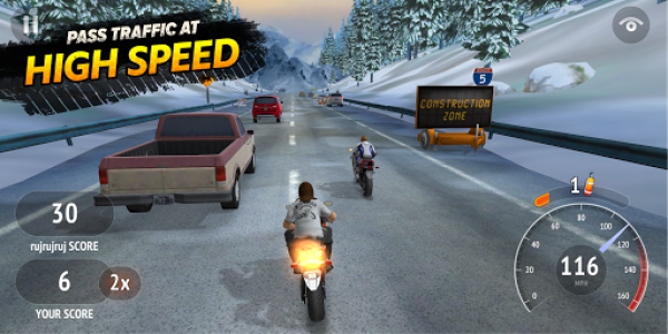 اسکرین شات بازی Highway Rider Motorcycle Racer 1