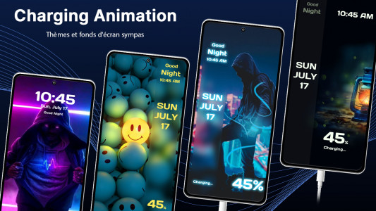 اسکرین شات 4 برنامه Battery Charging Animation
