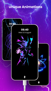 اسکرین شات 4 برنامه Battery Charging Animation App