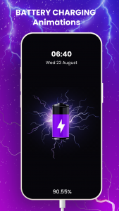 اسکرین شات 8 برنامه Battery Charging Animation App