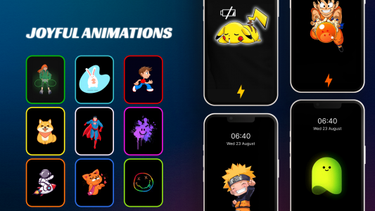 اسکرین شات برنامه Battery Charging Animation Art 5