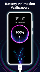 اسکرین شات برنامه Battery Charging Animation App 3