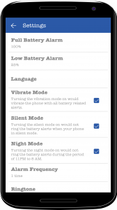 اسکرین شات برنامه Battery Charger Alarm 4