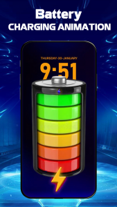 اسکرین شات برنامه Set Battery Charging Animation 1