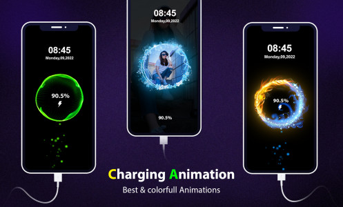 اسکرین شات برنامه Battery Charging Animation App 8
