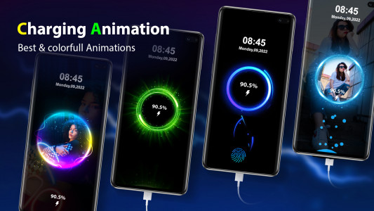 اسکرین شات برنامه Battery Charging Animation App 1