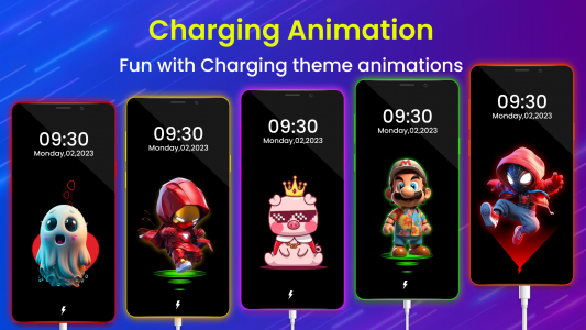 اسکرین شات 8 برنامه Battery Charging Animation