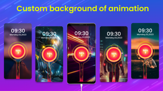 اسکرین شات 6 برنامه Battery Charging Animation