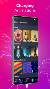 اسکرین شات 3 برنامه Battery Charging Animation