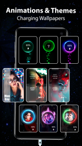 اسکرین شات 2 برنامه Battery Charge Animated Theme