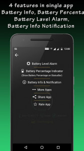 اسکرین شات برنامه Full Battery Alarm 2
