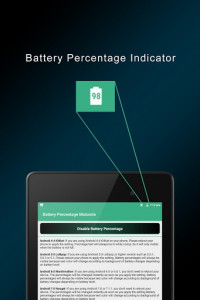 اسکرین شات برنامه Battery Percentage Motorola 6