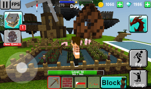 اسکرین شات بازی Sky & Block Race 3D : multiplayer 3
