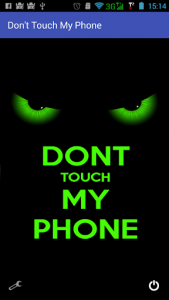 اسکرین شات برنامه Dont touch my phone 1