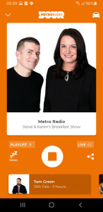اسکرین شات برنامه Metro Radio 2