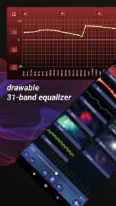 اسکرین شات برنامه Audio Visualizer Music Player 3