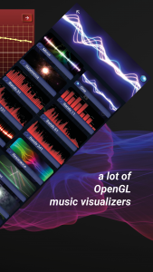 اسکرین شات برنامه Audio Visualizer Music Player 4