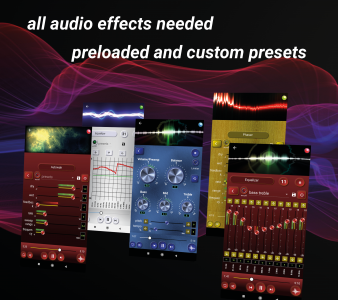 اسکرین شات برنامه Audio Visualizer Music Player 2