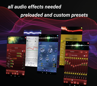 اسکرین شات 2 برنامه Audio Visualizer Music Player