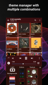اسکرین شات برنامه Audio Visualizer Music Player 8