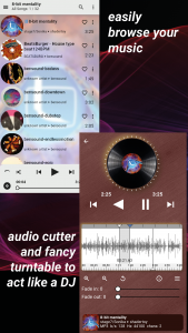 اسکرین شات 1 برنامه Audio Visualizer Music Player