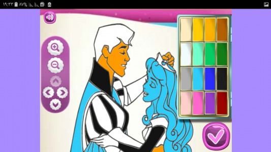 اسکرین شات بازی دفتر نقاشی رنگ آمیزی دخترانه پرنسس ها 5