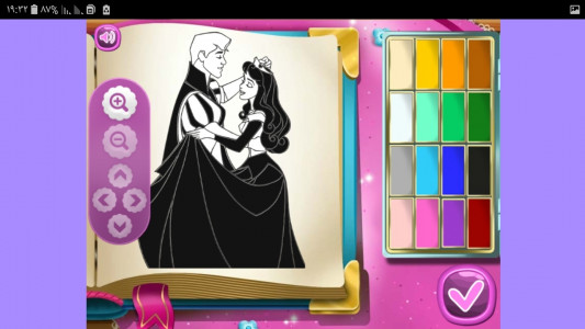 اسکرین شات بازی دفتر نقاشی رنگ آمیزی دخترانه پرنسس ها 6