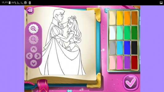 اسکرین شات بازی دفتر نقاشی رنگ آمیزی دخترانه پرنسس ها 4