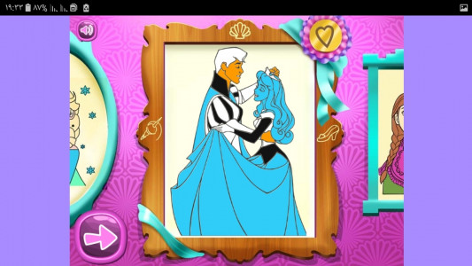 اسکرین شات بازی دفتر نقاشی رنگ آمیزی دخترانه پرنسس ها 1