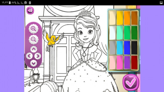 اسکرین شات بازی دفتر نقاشی رنگ آمیزی دخترانه پرنسس ها 2