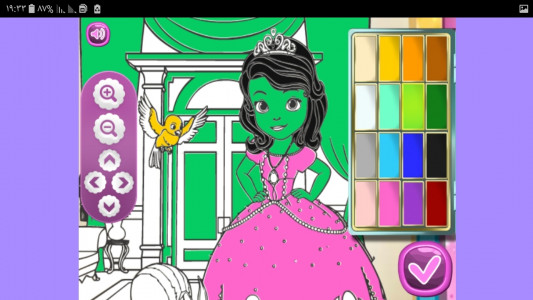 اسکرین شات بازی دفتر نقاشی رنگ آمیزی دخترانه پرنسس ها 3