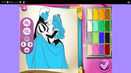 اسکرین شات بازی دفتر نقاشی رنگ آمیزی دخترانه پرنسس ها 9