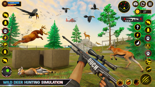 اسکرین شات برنامه Deer Hunting Games Sniper 3d 3