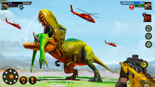 اسکرین شات برنامه Dino Hunt Animal Hunting Games 2