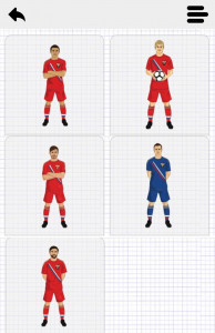 اسکرین شات برنامه Draw & Pixel Football Players 8