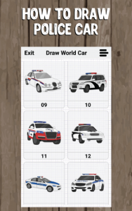 اسکرین شات برنامه How to Draw : Sports Cars, Ambulance, Humans 3