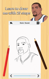اسکرین شات برنامه Color Or Draw Professional US Basketball Players 2