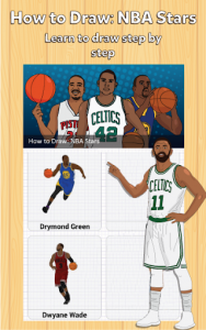 اسکرین شات برنامه Color Or Draw Professional US Basketball Players 1