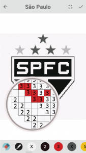اسکرین شات برنامه Pixel football logos : Sandbox 5