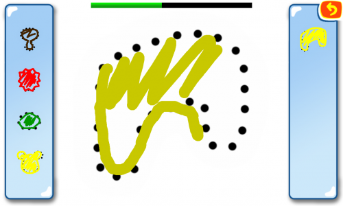 اسکرین شات 1 بازی Drawing by steps for kids