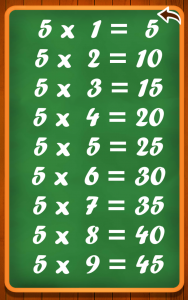 اسکرین شات 3 بازی Learn multiplication table