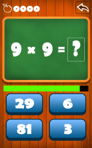 اسکرین شات 2 بازی Learn multiplication table