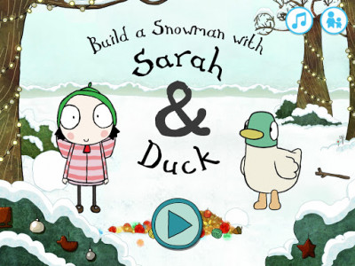 اسکرین شات بازی Sarah & Duck: Build a Snowman 7