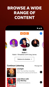 اسکرین شات 4 برنامه BBC Sounds: Radio & Podcasts